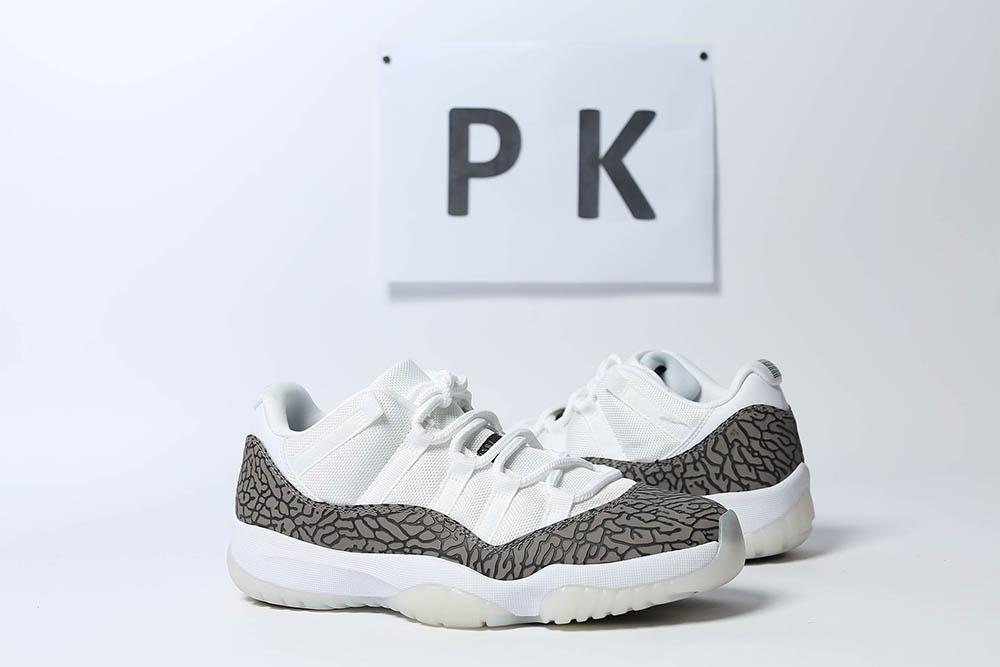 PK GOD Jordan 11 Retro Low IE White Cement RETAIL MATERIALS READY TO SHIP